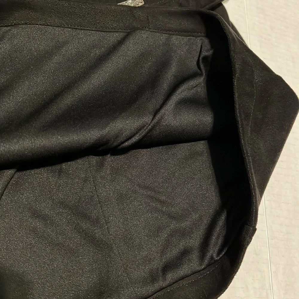 NWT Faux Suede Western Inspired Festival Coastal Cowgirl Studded Mini Skirt - Picture 6 of 7